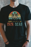 Father's Day Gifts Papa Bear Graphic Tee