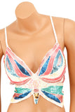 Sequin Butterfly Bralette