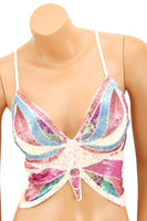 Sequin Butterfly Bralette