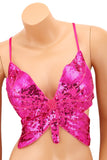 Sequin Butterfly Bralette