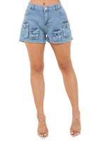 WOMEN FASHION DENIM SHORT