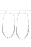 Oversize Long Wired Hoop Earrings