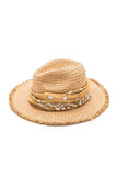 Bandana Convertible Fringe Straw Hat