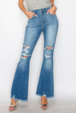 PLUS - HIGH RISE FLARE JEANS