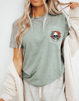 Wild Spirit Skull Pocket Comfort Color Tee