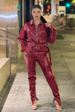 Crimson Commander Jumpsuit