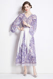 WOMEN FASHION CHIFFON MAXI DRESS