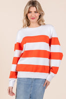 Stripe Lightweight Knit Sweater