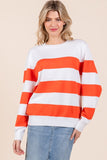 Stripe Lightweight Knit Sweater