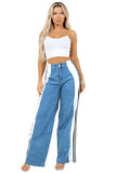 WOMEN FASHION CASUAL STYLE DENIM PANTS