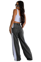 WOMEN FASHION CASUAL STYLE DENIM PANTS