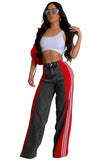 WOMEN FASHION CASUAL STYLE DENIM PANTS