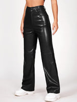 WOMEN SEXY PU LEATHER PANTS