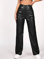 WOMEN SEXY PU LEATHER PANTS