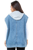 WOMEN FASHION OVERSIZE DENIM VEST