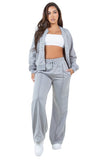 WOMEN FASHION SWEARSUIT TWO PIECE PANT SET