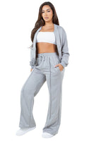 WOMEN FASHION SWEARSUIT TWO PIECE PANT SET