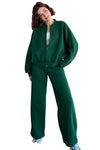 WOMEN FASHION SWEATRSUIT TWO PIECE PANT SET