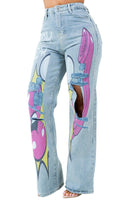 WOMEN FASHION DENIM PANTS By Claude