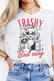 Baddie Girly Retro, Sassy Summer Graphic Tee