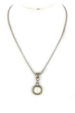 Pearl Drop 2 Tone Designer Necklace