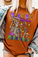 Bead Up Bitches It's Mardi Gras Graphic Tee