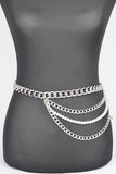 Pearl Accent Layer Chain Belt