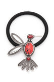 Humming Bird Stone Hair Tie