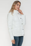 YMI Pocketed Zip Up Turtleneck Puffer Jacket