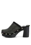 Jeydena Raffia Platform Clogs