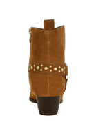 Rodeo Studded Suede Ankle Boots