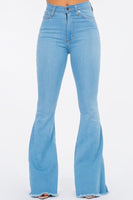 Bell Bottom Jean in Light Blue