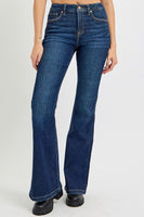 RISEN Full Size High Rise Flare Jeans with Pockets