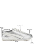 Montek Metallic Lace-Up Sneakers