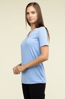 Cotton V-Neck Short Sleeve T-Shirts