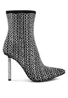 Gem Blaze Rhinestones Stiletto Boots