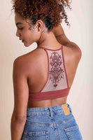 Tattoo Mesh Racerback Bralette