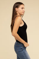 Double Layer Round Neck Tank Top