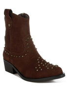 Hira Studs Embellished Cowboy Boots