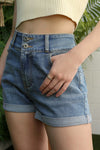 Denim shorts