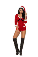 Elegant Moments Holiday Cutie - 2 Pc, Costume Includes Velvet Romper With Zipper Back Closure And Matching Hat