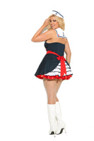 Elegant Moments Sailors Delight - 2 Pc, Costume Includes Dress With Attached Collar And Hat