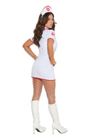 Elegant Moments Head Nurse - 2 Pc, Costume Includes Zip Front Mini Dress And Head Piece