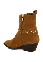 Rodeo Studded Suede Ankle Boots