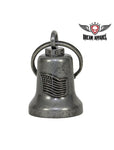 Gun Metal American Flag Gargoyle Bell w/ Carrier Bag  SAMPLE CLOSEOUT