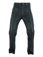 Five Pockets Cowhide Biker Leather Motorcycle Pants Jimmy Lee Leathers Club Vest