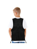 Kids Regular Vest with Side Laces Leather sample size S  SAMPLE CLOSEOUT