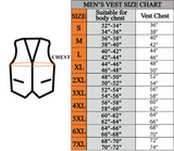 Mens Naked Leather Motorcycle Club Vest Red Thread Zipper Front, Diamond Padding by Jimmy Lee Jimmy Lee Leathers Club Vest