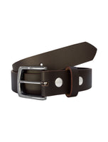 Brown Leather Biker Belt