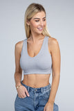 Ribbed Cropped Tank Top